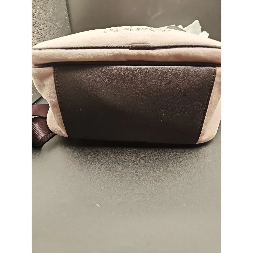 Juicy Couture Pink Diamond Velour Heritage Backpack 01